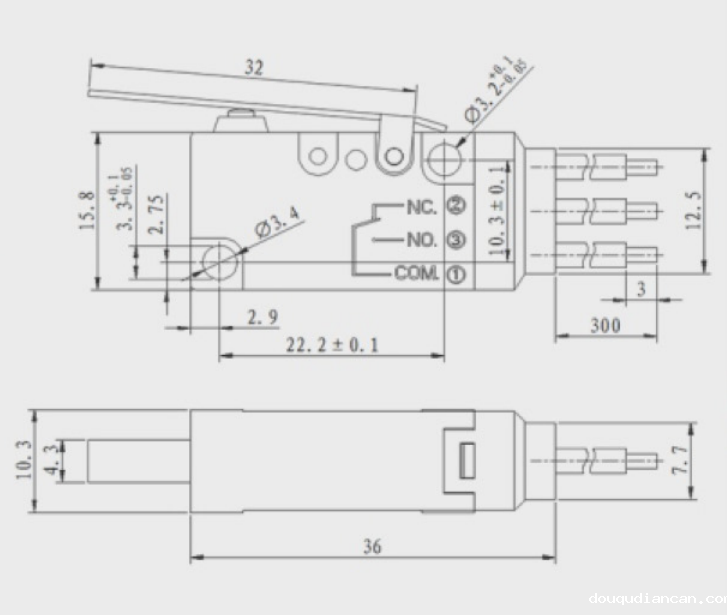 KV-104-CW微动开关|限位开关产品型号-参数-接线图 KV-104-CW微动开关|限位开关产品型号-参数-接线图