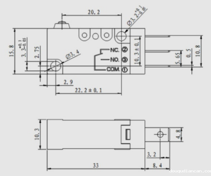 KV-10-CT微动开关|限位开关产品型号-参数-接线图 KV-10-CT微动开关|限位开关产品型号-参数-接线图