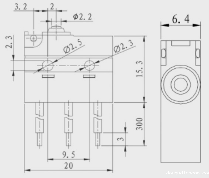 KWS-6-CB微动开关|限位开关产品型号-参数-接线图 KWS-6-CB微动开关|限位开关产品型号-参数-接线图