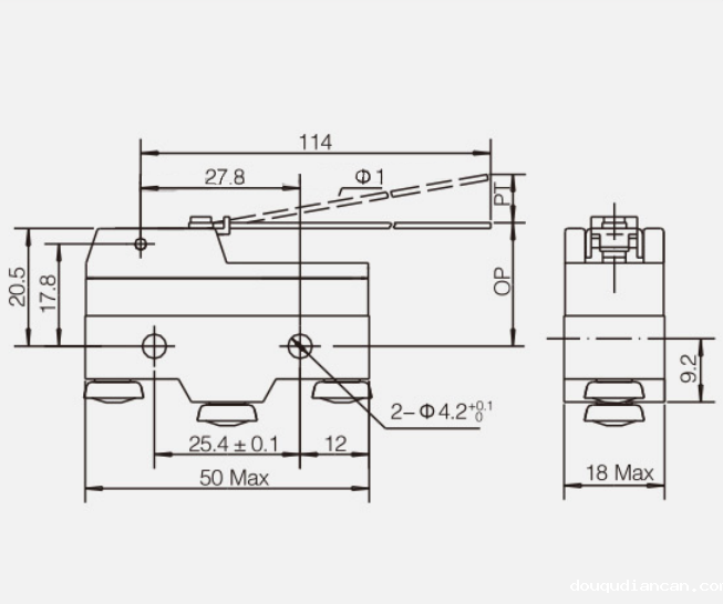 KZ-15HW78-B微动开关|限位开关产品型号-参数-接线图 KZ-15HW78-B微动开关|限位开关产品型号-参数-接线图
