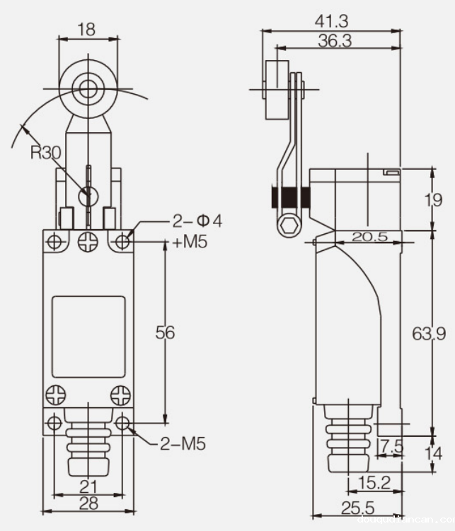 KC-8104行程开关|限位开关产品型号-参数-接线图 KC-8104行程开关|限位开关产品型号-参数-接线图