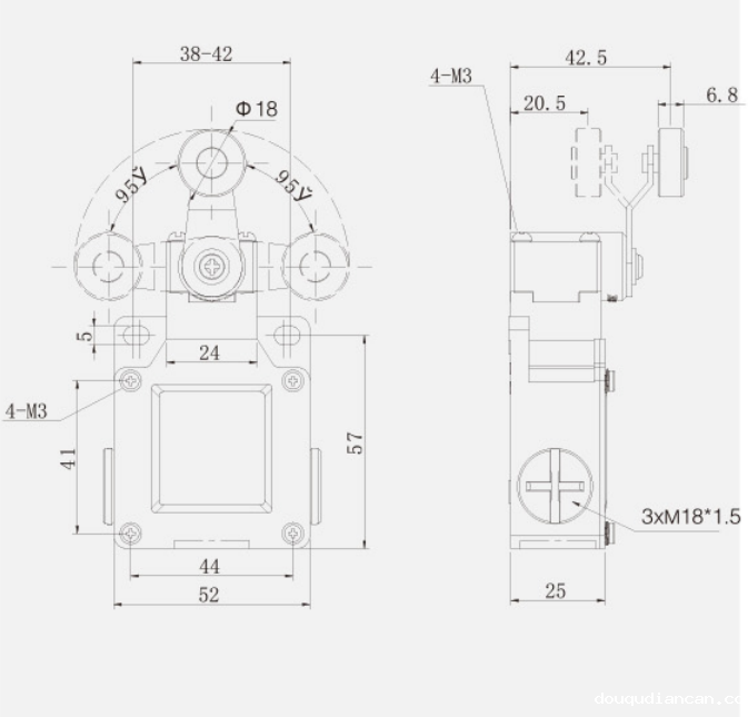 KZ-9504行程开关|限位开关产品型号-参数-接线图 KZ-9504行程开关|限位开关产品型号-参数-接线图