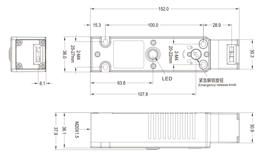 KEL-S电磁锁安全门开关|安全必威app登录官网下载安装苹果手机产品型号-参数-尺寸图 KEL-S电磁锁安全门开关|安全必威app登录官网下载安装苹果手机产品型号-参数-尺寸图