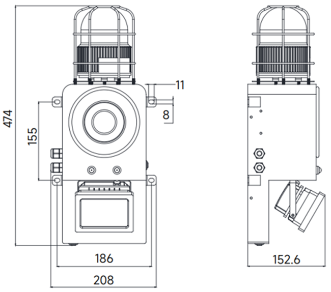 KJT-LV100-D遥控声光警示灯|遥控声光警示灯型号-参数-尺寸图 KJT-LV100-D遥控声光警示灯|遥控声光警示灯型号-参数-尺寸图