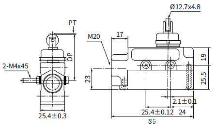 KM-6103卧式限位开关|卧式限位开关产品型号-接线图 KM-6103卧式限位开关|卧式限位开关产品型号-接线图