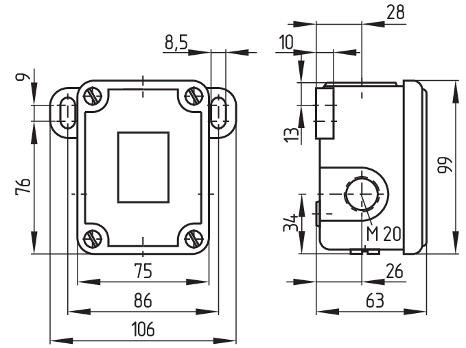 KJT-MD 441-11Y-T-M20 |限位开关产品型号-参数-接线图 KJT-MD 441-11Y-T-M20 |限位开关产品型号-参数-接线图