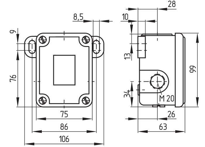 KJT-TK 441-11Y-T-M20 |限位开关产品型号-参数-接线图 KJT-TK 441-11Y-T-M20 |限位开关产品型号-参数-接线图