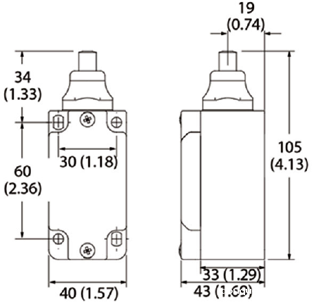 KJT-KX-5101船用行程开关|行程开关型号-参数-尺寸图-接线图